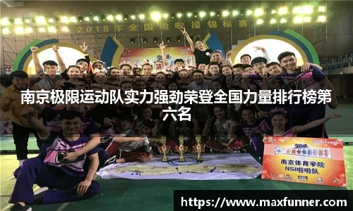南京极限运动队实力强劲荣登全国力量排行榜第六名